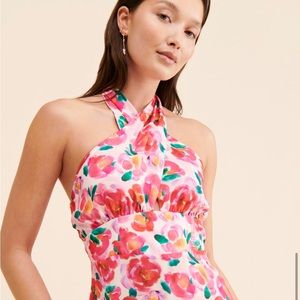 Tatiana Halter Midi Dress by Adelyn Rae with Free People! With tags!